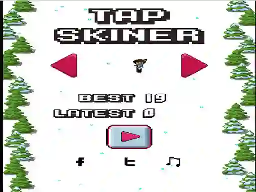 Игра Tap Skier онлајн