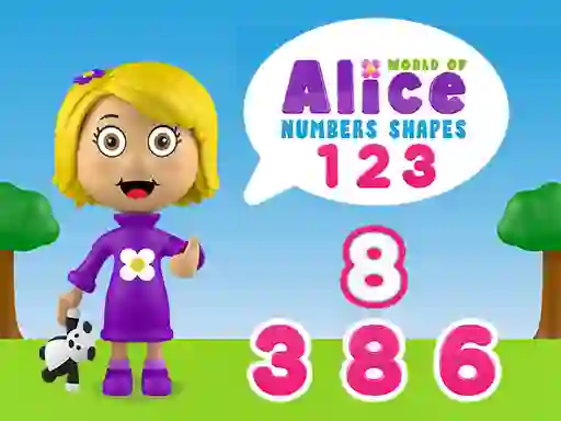 Игра World of Alice Numbers Shapes онлајн