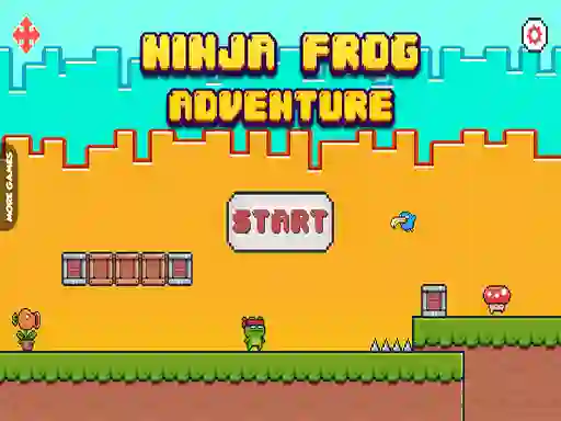Игра Ninja Frog Adventure онлајн