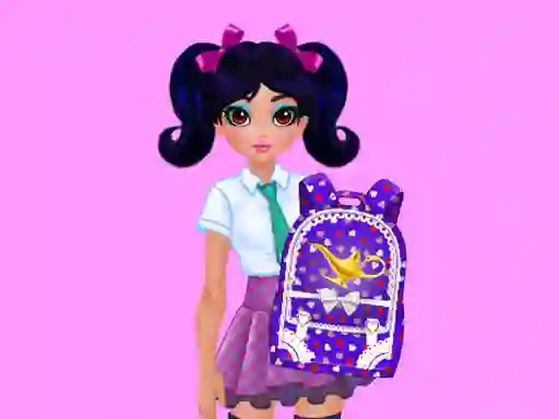 Игра Jasmine and Elsa School Bag Design Contest онлајн