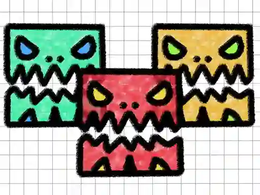 Игра Geometry Dash Paper Note онлајн