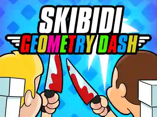 Игра Skibidi Geometry Dash онлајн