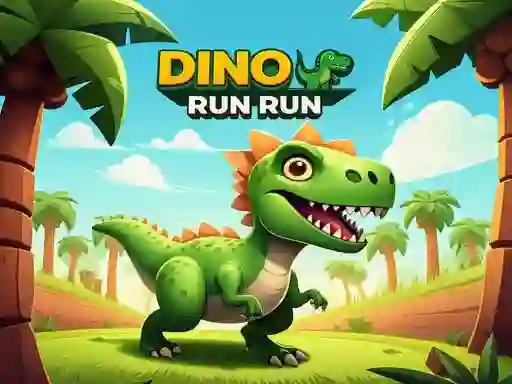 Игра Dino run run онлајн