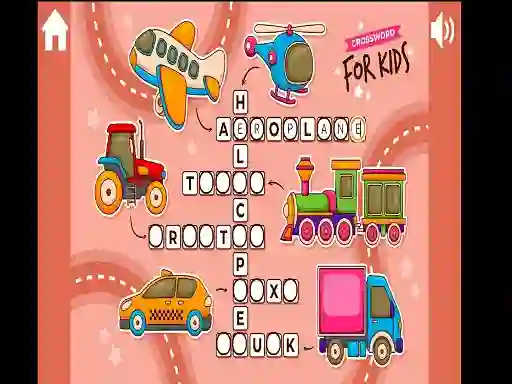 Игра Crossword for Kids онлајн