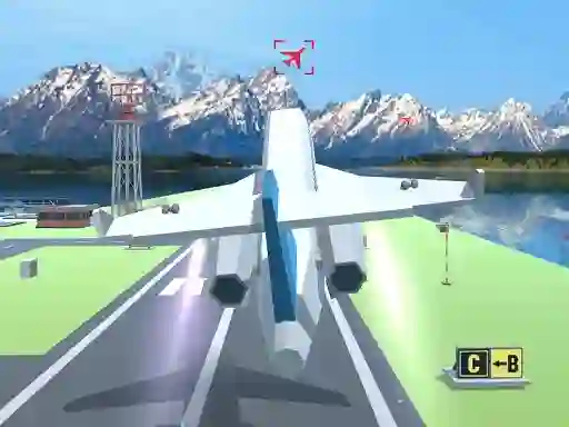 Игра Polygon Flight Simulator онлајн