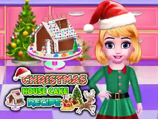 Игра Christmas House Cake Recipe онлајн