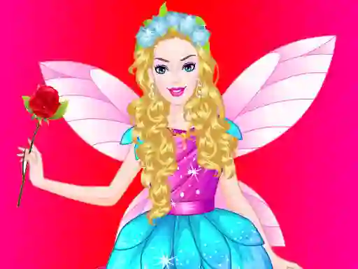 Игра Barbie Angel Dress up онлајн
