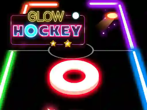 Игра Glow Hockey онлајн