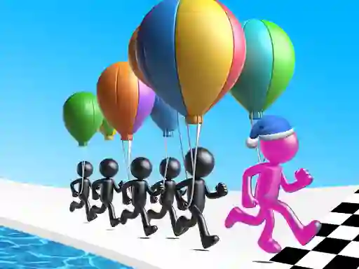 Игра Ballon Race 3D онлајн