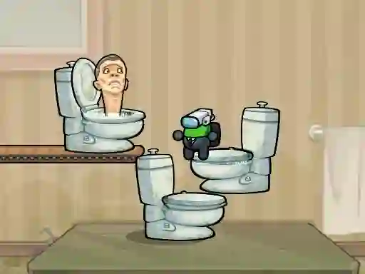 Игра Impostor Jump Skibidi Toilet онлајн