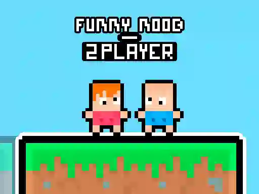 Игра Funny Noob 2 Player онлајн
