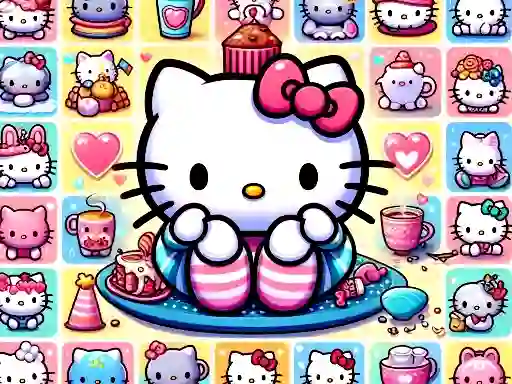 Игра Cute Kitty Memory Challenge онлајн
