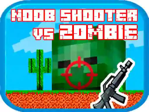 Игра Noob shooter vs Zombie онлајн