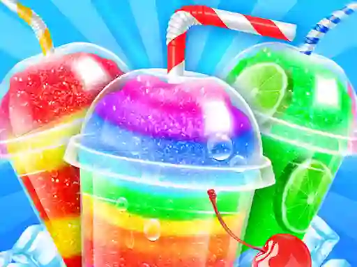 Игра Rainbow Frozen Slushy Truck онлајн