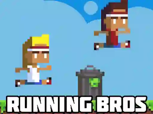 Игра Retro Running Bros онлајн