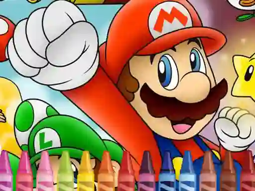 Игра Mario Coloring онлајн