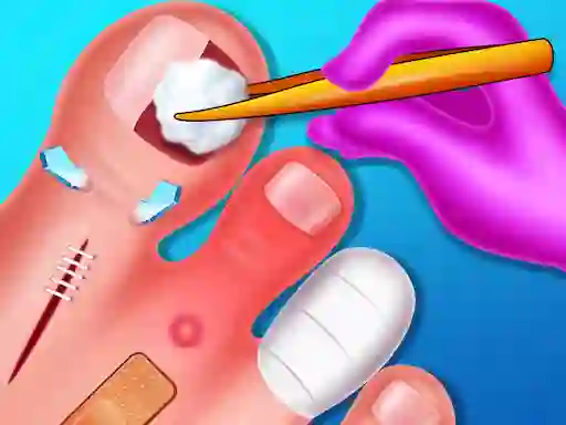 Игра Funny Nail Doctor онлајн