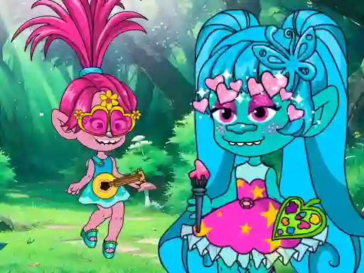 Игра Chibi Troll Fashion Maker онлајн