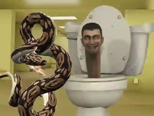 Игра Python Snake Kill Skibidi Toilet Backrooms онлајн