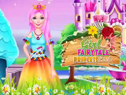 Игра Girl Fairytale Princess Look онлајн