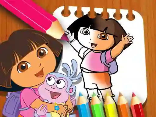 Игра Dora the Explorer the Coloring Book онлајн