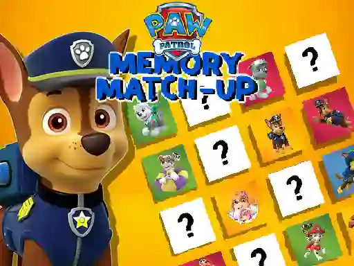 Игра Paw Patrol Memory Match Up онлајн