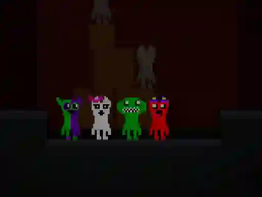 Игра Horror Ban Ban 1 2 Player Parkour онлајн
