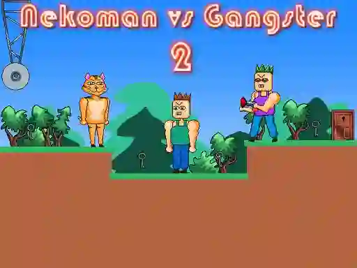 Игра Nekoman vs Gangster 2 онлајн