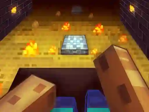Игра Parkour in the cave 3D онлајн