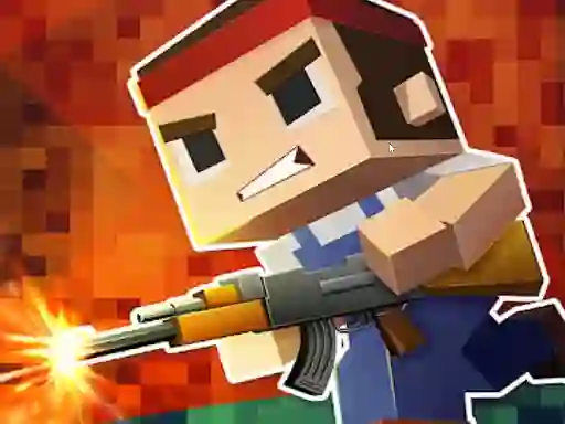 Игра Blocky Shooting Swat Multiplayer онлајн