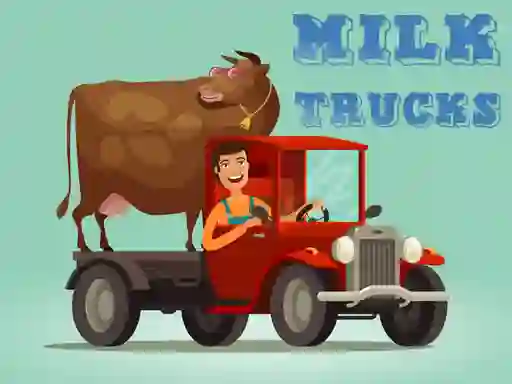 Игра Milk Trucks онлајн