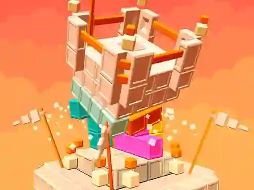 Игра Demolish Castle Puzzle онлајн