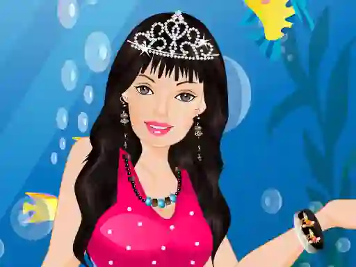 Игра Barbie Mermaid Dressup онлајн