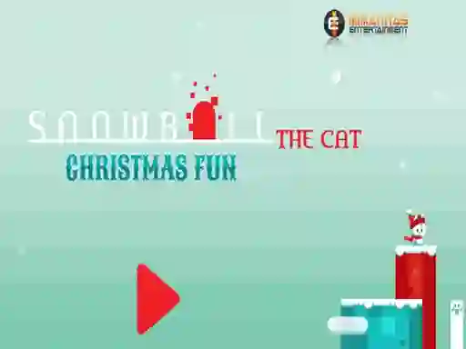 Игра Snowball The Cat Christmas Fun онлајн