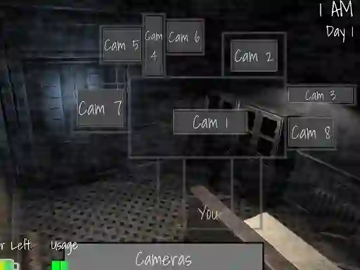 Игра Five Nights at Horror Games онлајн