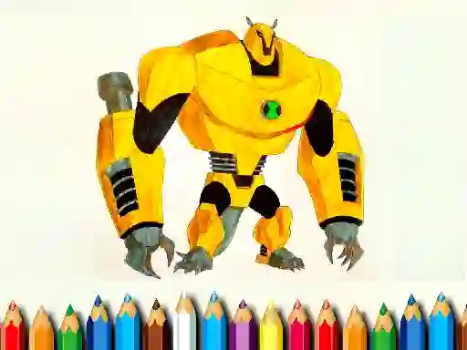 Игра Ben10 Monsters Coloring book онлајн