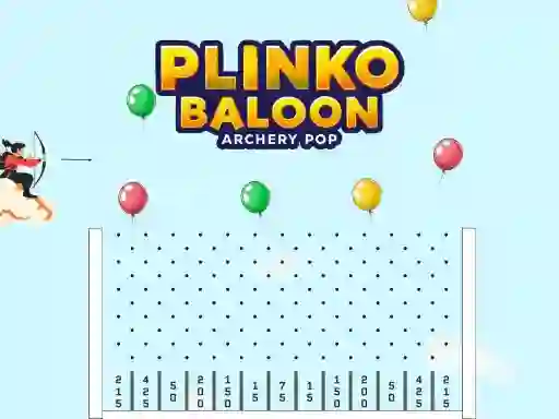 Игра Plinko Ballon Archery Pop онлајн