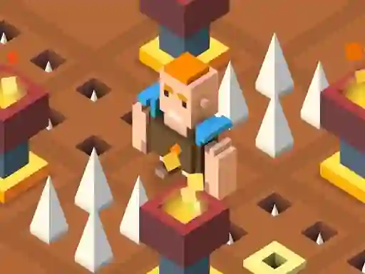 Игра Endless Blocky Platformer онлајн