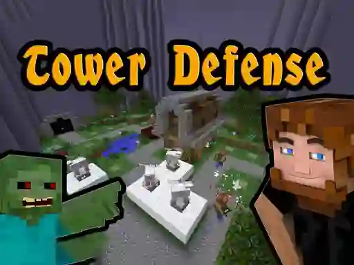 Игра Minecraft Tower Defense онлајн