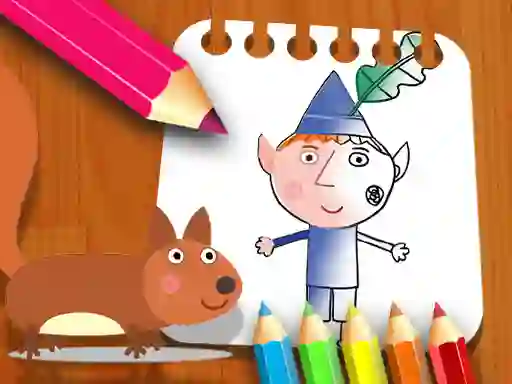 Игра Ben Hollys Coloring Book онлајн