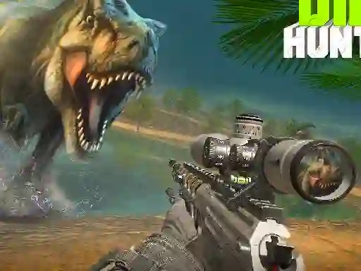 Игра Sniper Dinosaur Hunting онлајн