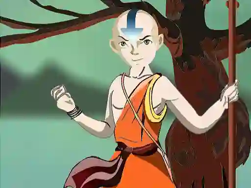 Игра Avatar Aang DressUp онлајн