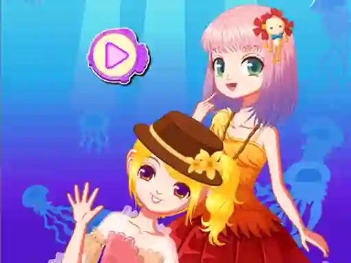 Игра Mermaid Princess Dress Up Salon онлајн