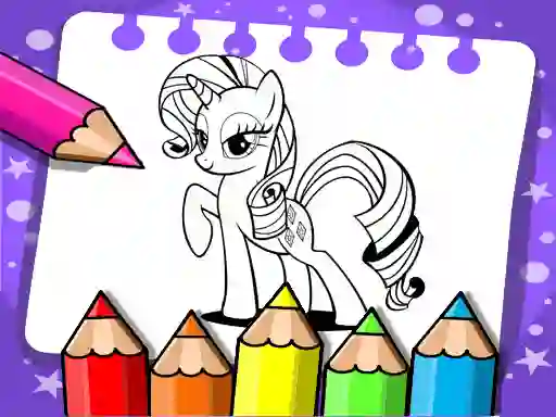 Игра My Little Pony Coloring Book онлајн