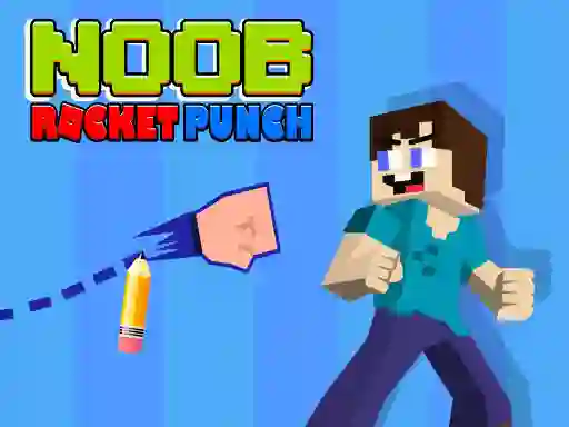 Игра Noob Rocket Punch онлајн
