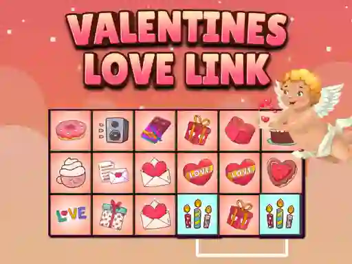 Игра Valentines Love Link онлајн
