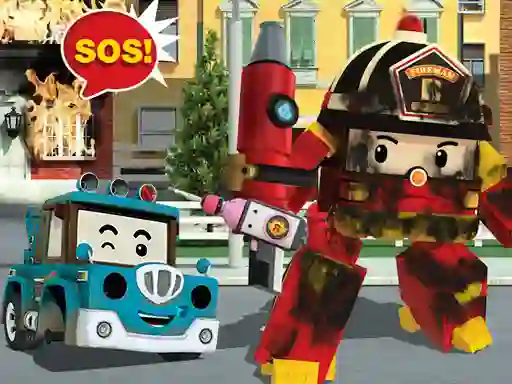 Игра Robot Car Emergency Rescue 2 онлајн