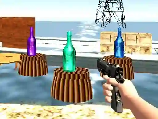 Игра Bottle Shooter games онлајн