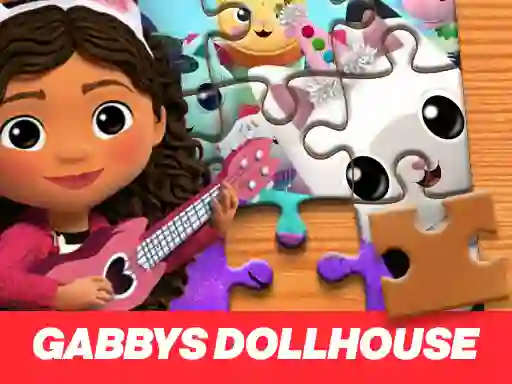 Игра Gabbys Dollhouse Jigsaw Puzzle онлајн