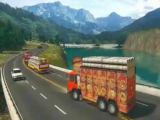 Игра Indian Cargo Truck Gwadar Port Game онлајн